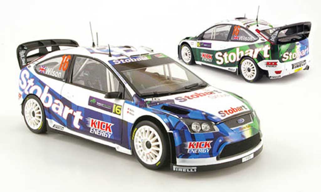 Ford Focus RS WRC 1/18 Sun Star RS WRC 08 no.16 stobart rallye irlande 2009 modelauto