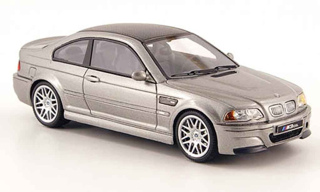 Bmw M3 E46 1/43 Premium X E46 CSL grijs 2003 modelauto