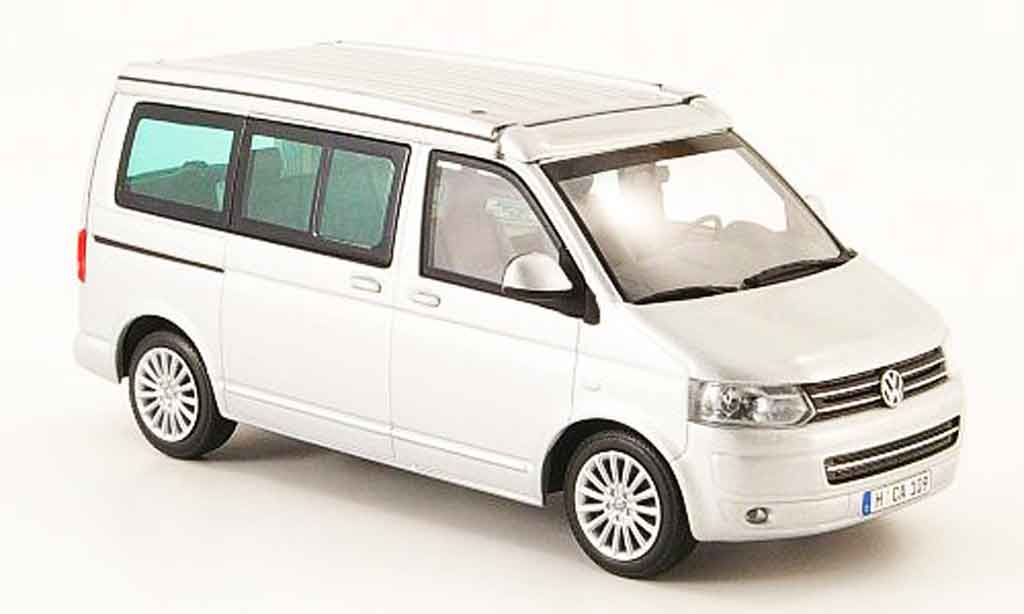 Volkswagen Combi 1/43 Minichamps t5 california grijs metallic 2009 modelauto
