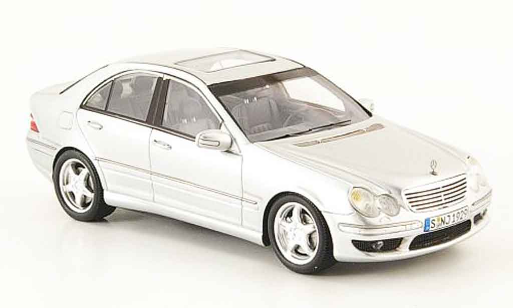 Mercedes Classe C 1/43 Spark C32 AMG (W203) grijs metallic modelauto