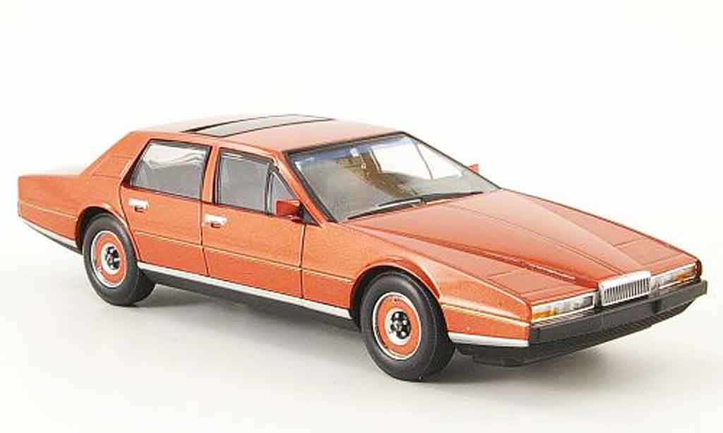Aston Martin Lagonda 1/43 Minichamps rood mcw 1982 modelauto