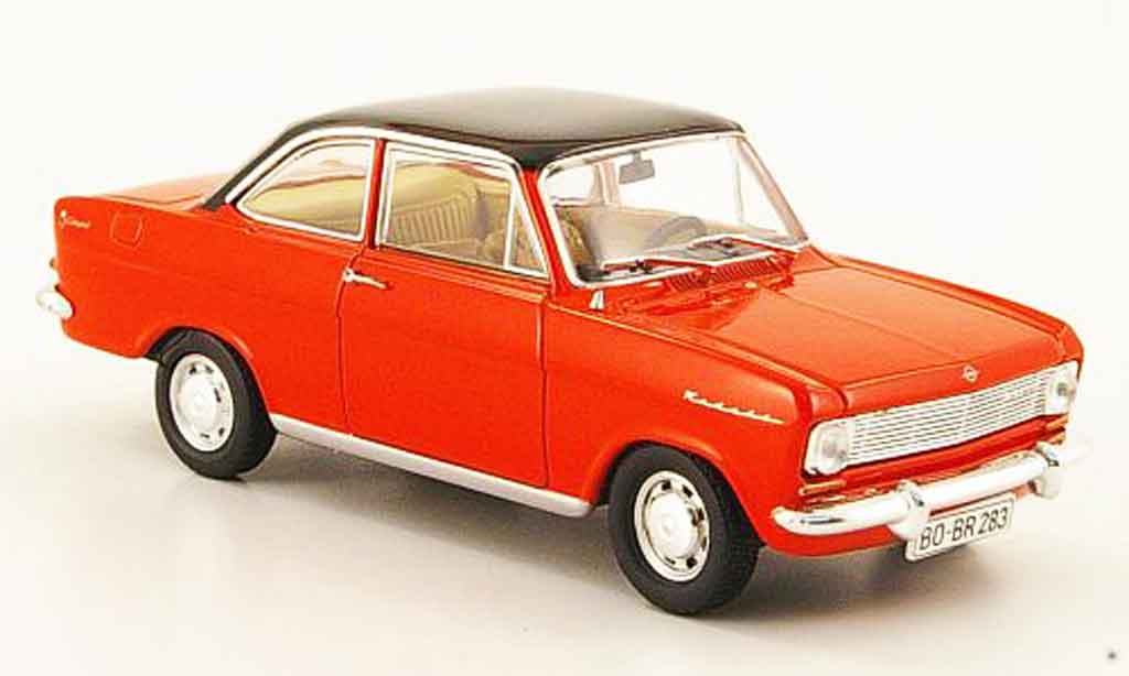 Opel Kadett A 1/43 Starline A coupe rood zwart 1963 modelauto
