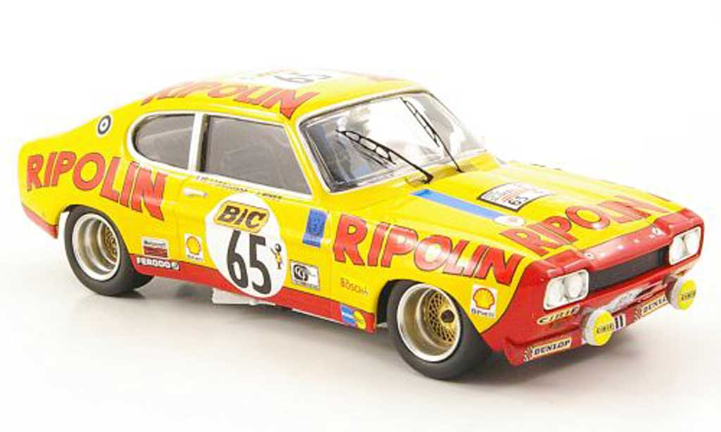Ford Capri 2600 1/43 Trofeu 2600 MKI No.65 Ripolin Tour Auto 1972 modelauto