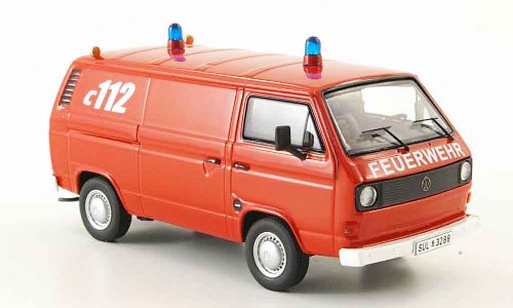 Volkswagen Combi 1/43 Premium Cls t3a kasten pompier modelauto