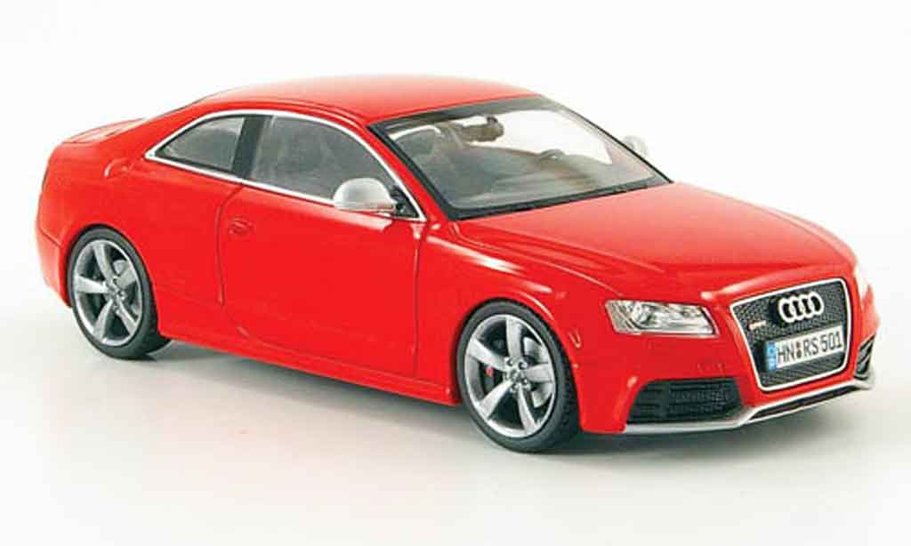 Audi RS5 1/43 Schuco coupe rood 2010 modelauto