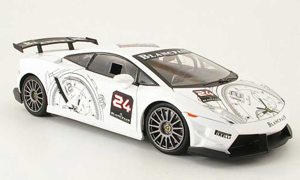Lamborghini Gallardo LP560-4 LP560-4 1/18 Mondo Motors super trofeo no24 wit modelauto
