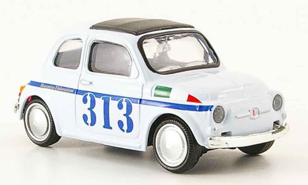 Fiat 500 1/43 Mondo Motors No.313 grijs 1957 modelauto