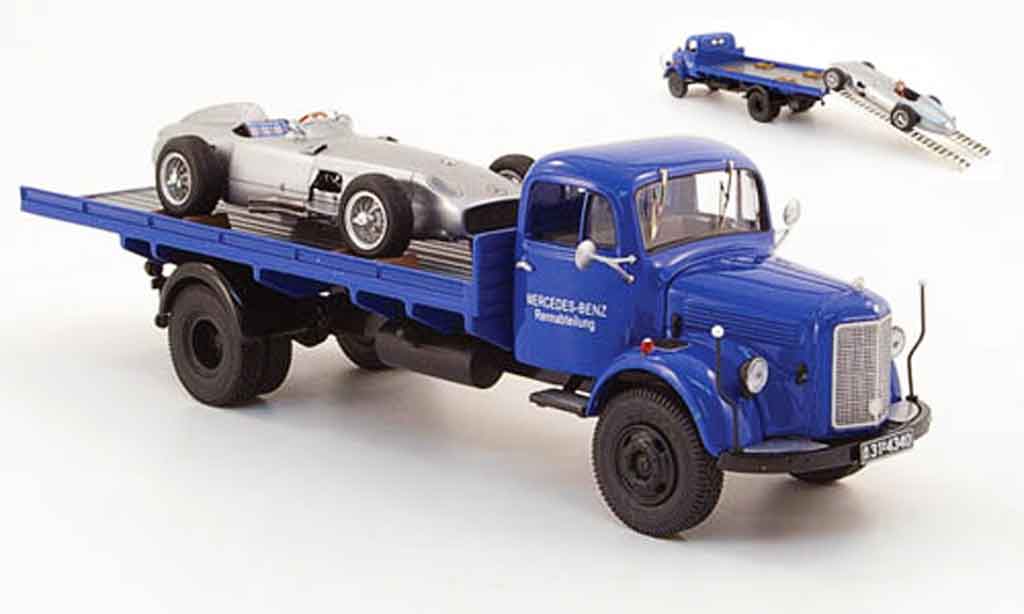 Mercedes L3500 1/43 Premium Cls Pritsche Benz Rennabteilung modelauto