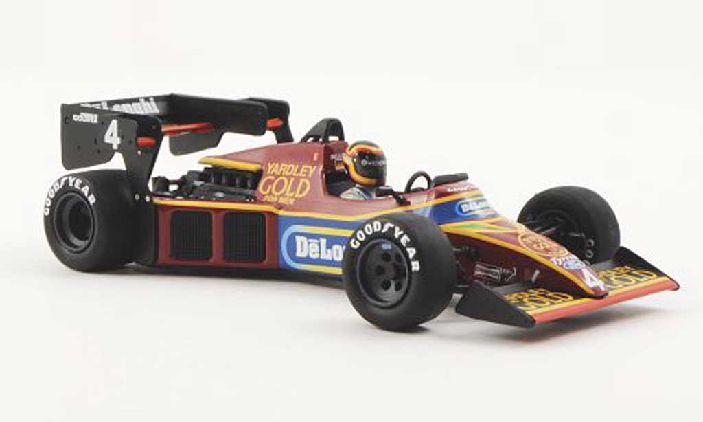 Tyrrell 012 1/43 Minichamps Ford No.4 Yardley/DeLonghi S.Bellof Training GP Monaco 1984 modelauto