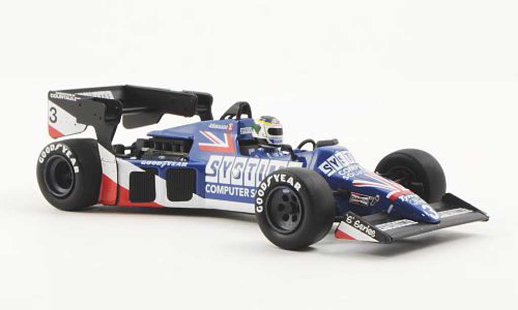 Tyrrell 012 1/43 Minichamps Ford No.3 Systime S.Johansson GP Grossbritannien 1984 modelauto