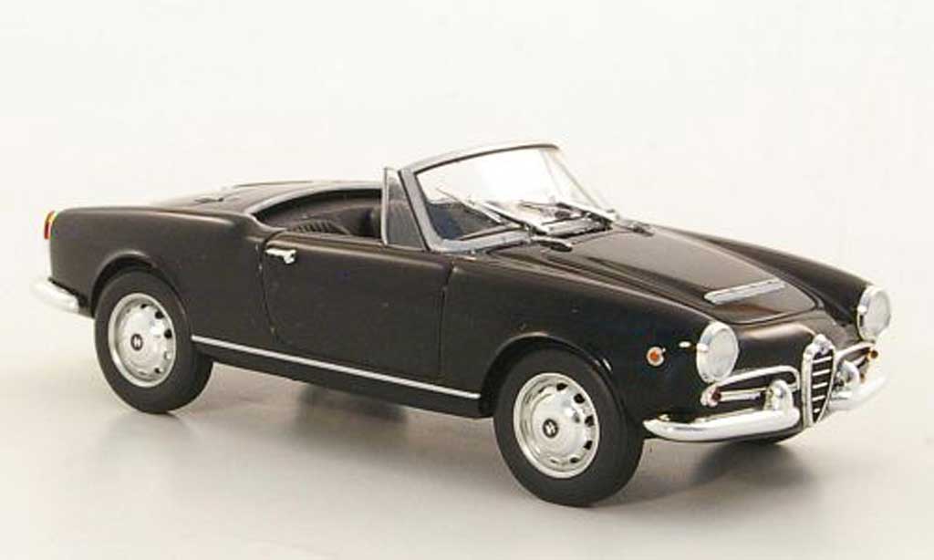 Alfa Romeo Spider 1962 1/43 Minichamps 1962 Giulia zwart modelauto