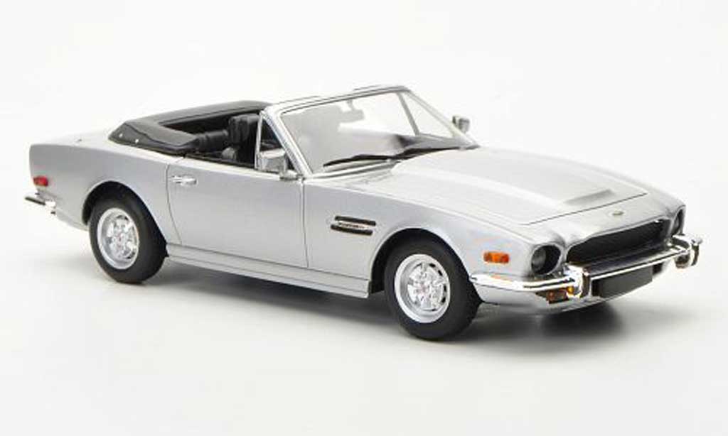 Aston Martin V8 Volante 1/43 Minichamps Volante grijs LHD 1987 modelauto