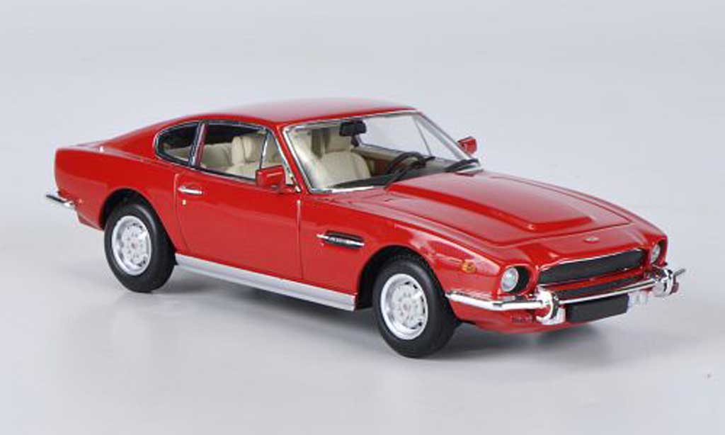 Aston Martin V8 1/43 Minichamps rood 1987 modelauto