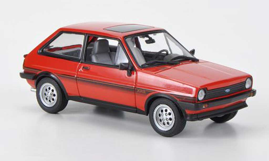 Ford Fiesta 1981 1/43 Minichamps 1981 MkI XR2 rood modelauto