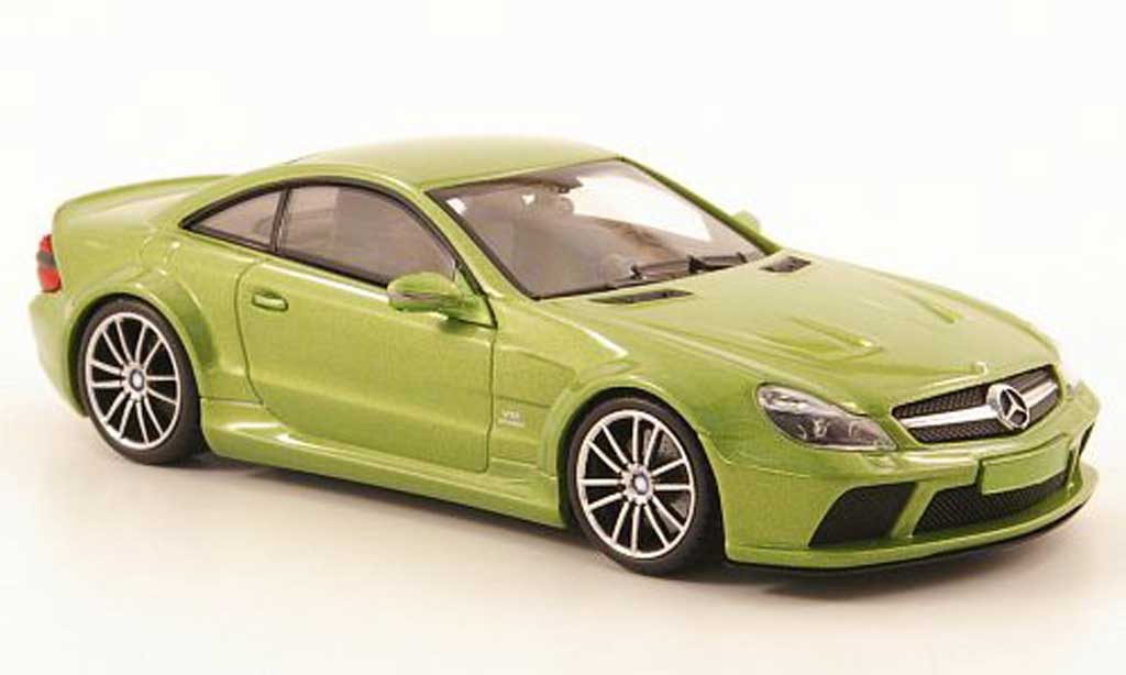 Mercedes Classe SL 65 1/43 Minichamps 65 AMG Black Series (R230) grun 2009 modelauto