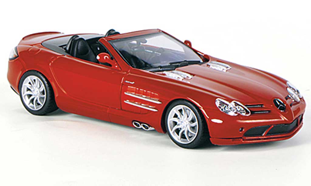 Mercedes SLR 1/43 Minichamps McLaren Roadster rood 2007 modelauto