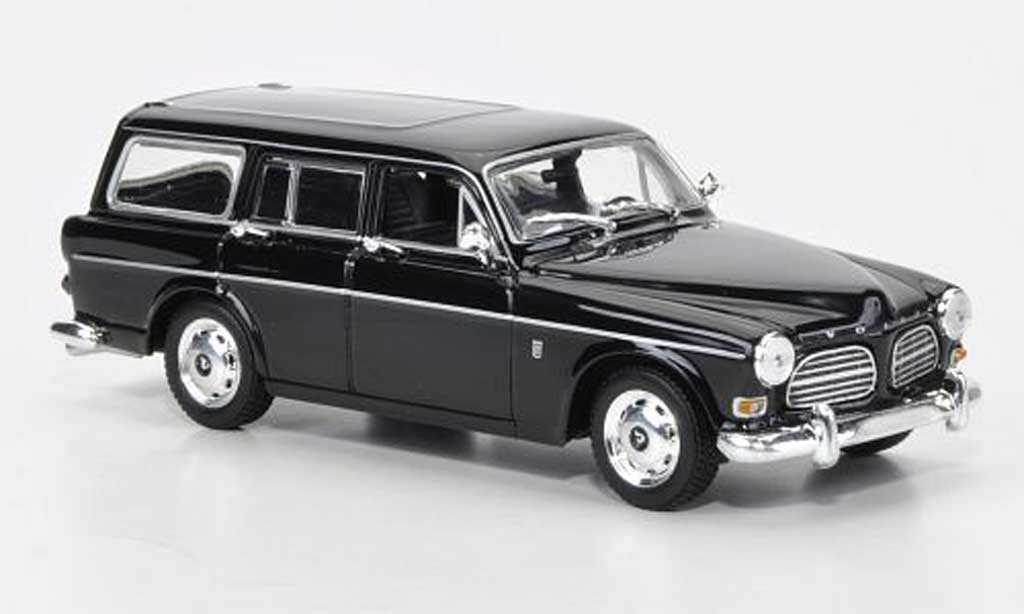 Volvo 121 1/43 Minichamps Amazon Stationwagen zwart 1966 modelauto