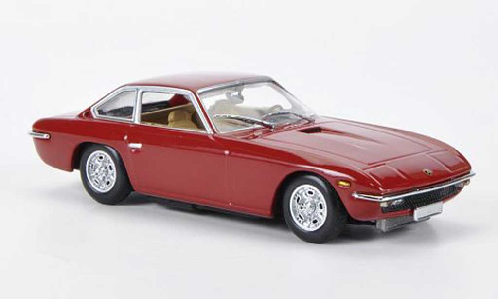 Lamborghini Islero 1/43 Minichamps rood 1968 modelauto