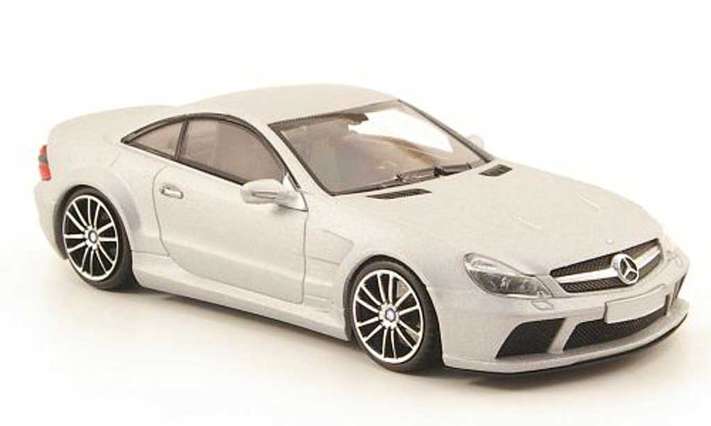 Mercedes Classe SL 65 1/43 Minichamps 65 AMG Black Series (R230) mattgrijs 2009 modelauto