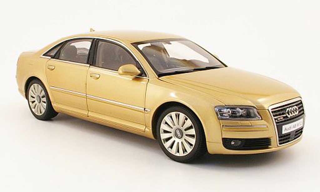 Audi A8 W12 1/18 Kyosho W12 beige modelauto