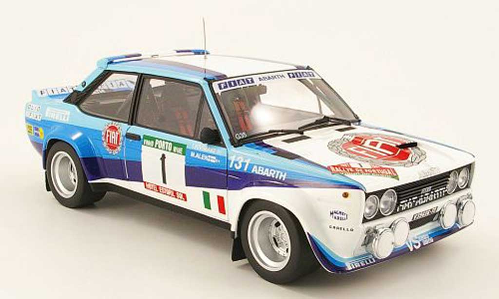 Fiat 131 Abarth 1/18 Kyosho Abarth abarth no.1 sieger rallye portugal 1981 modelauto
