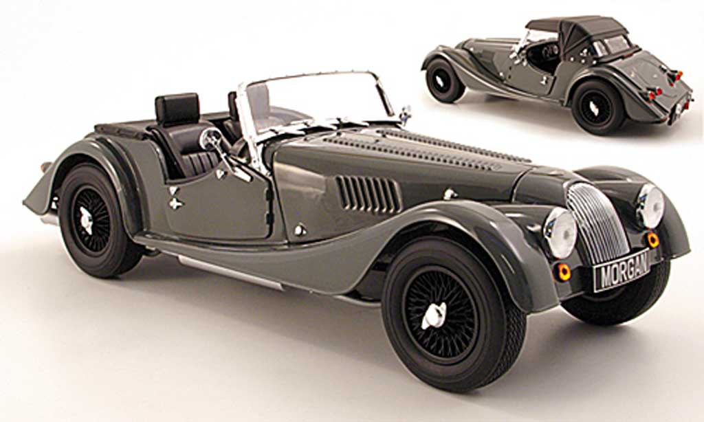 Morgan 4/4 Sports 1/18 Kyosho grijs 2008 modelauto