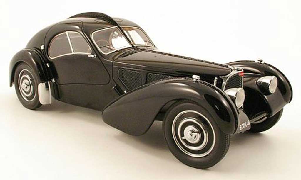 Bugatti 57 SC 1/18 Neo SC atlantic zwart 1938 modelauto
