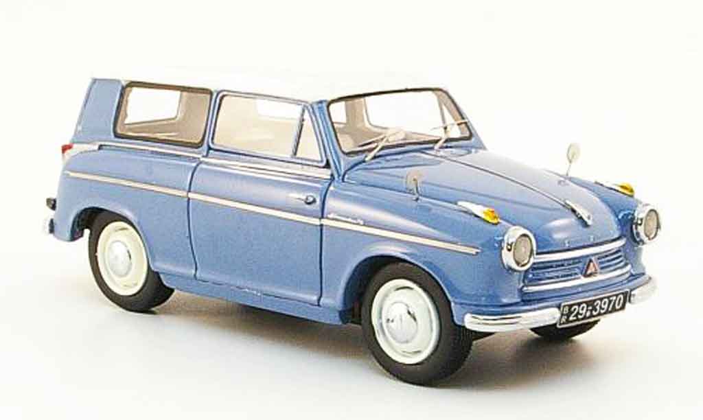 Lloyd Alexander 1/43 Neo Stationwagen blauw wit 1958 modelauto