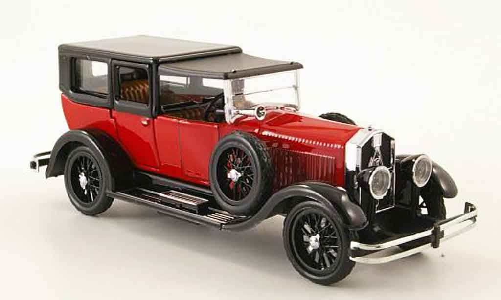 Isotta 8A 1/43 Rio Fraschini Sedan rood zwart geschlossen 1924 modelauto