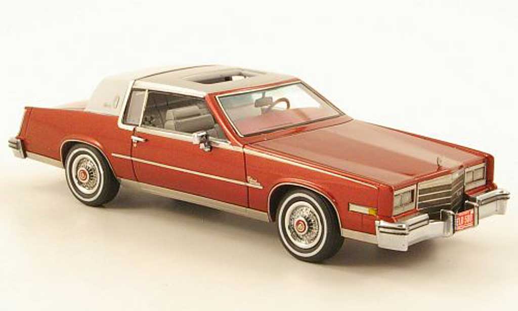 Cadillac Eldorado 1/43 Neo Biarritz rood/wit/d 1979 modelauto