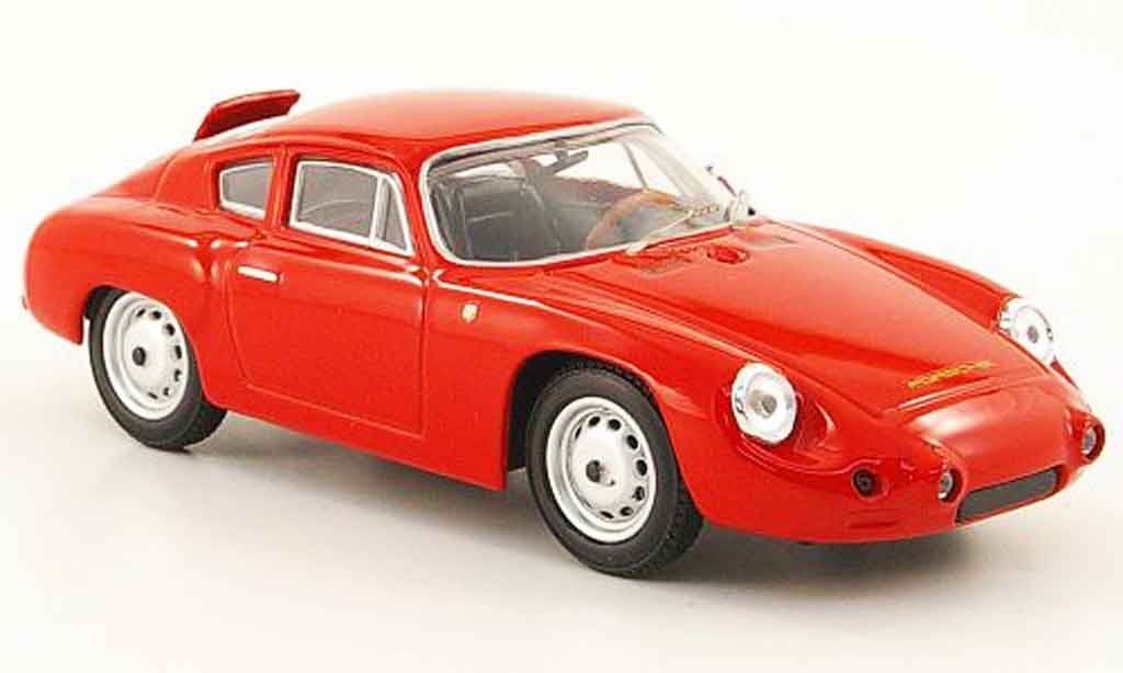 Porsche Abarth 1/43 Best rood Strassenversion 1960 modelauto