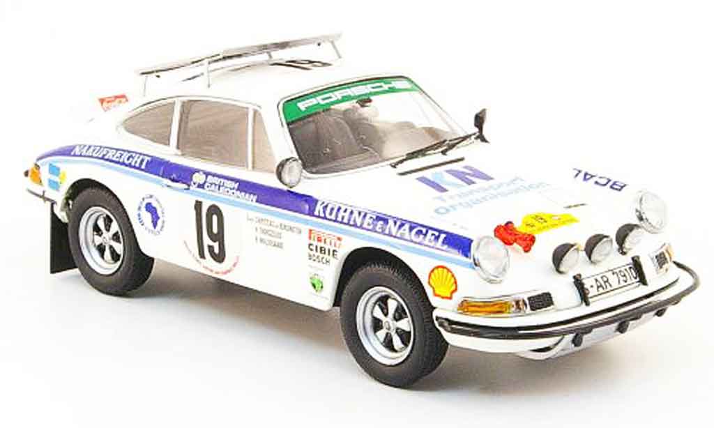 Porsche 930 RS 1/43 Schuco RS No.19 Kuhne & Nagel Safari Rallye 1974 modelauto