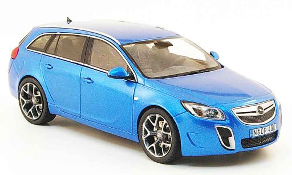 Opel Insignia 1/43 Schuco sports tourer opc blauw 2009 modelauto
