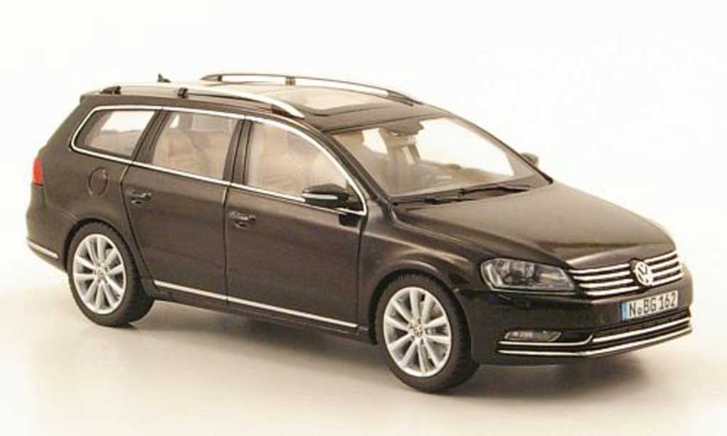 Volkswagen Passat 1/43 Schuco Variant (B7) zwart 2010 modelauto