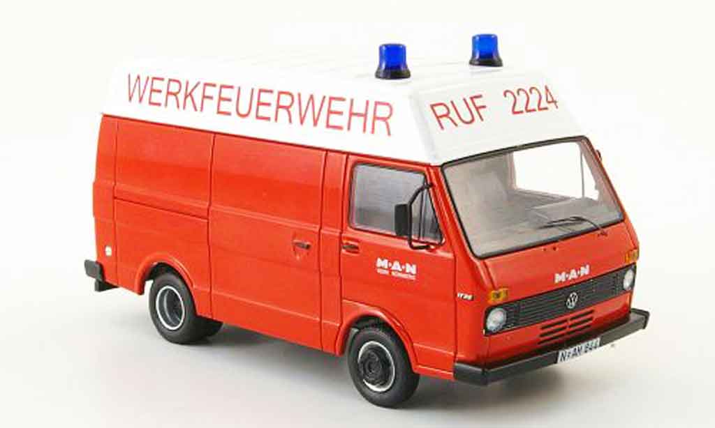 Volkswagen Combi 1/43 Schuco lt hochdachkasten man werkspompier modelauto