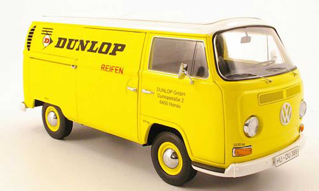 Volkswagen Combi 1/18 Schuco t2a kasten dunlop lieferwagen modelauto