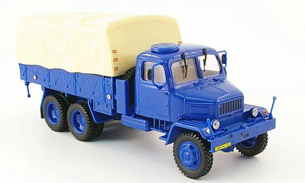 Praga V3S 1/43 Abrex Pritsche blauw/beige modelauto