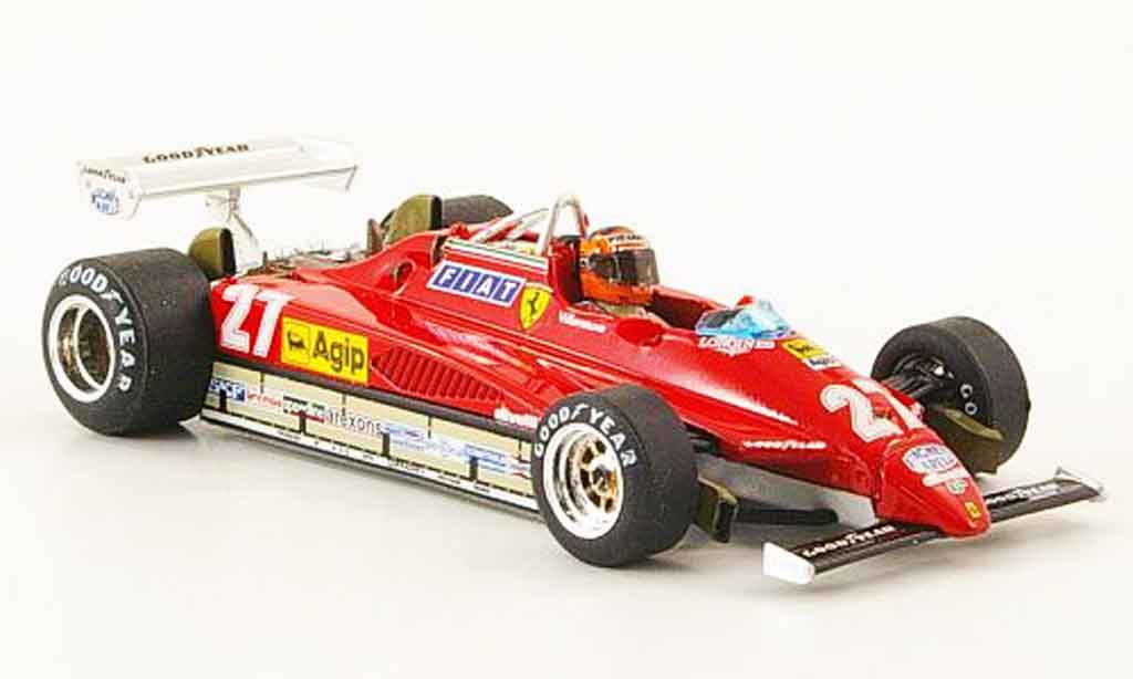 Ferrari 126 1982 1/43 Brumm 1982 C2 turbo no.27 g.villeneuve gp belgien modelauto