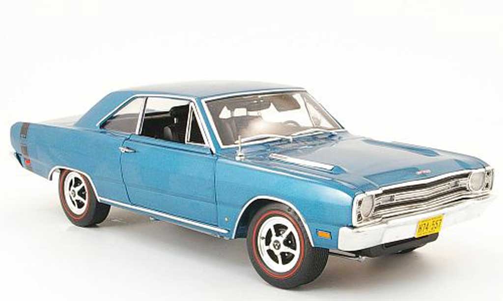 Dodge Dart 1968 1/18 Highway 61 1968 gts blauw modelauto