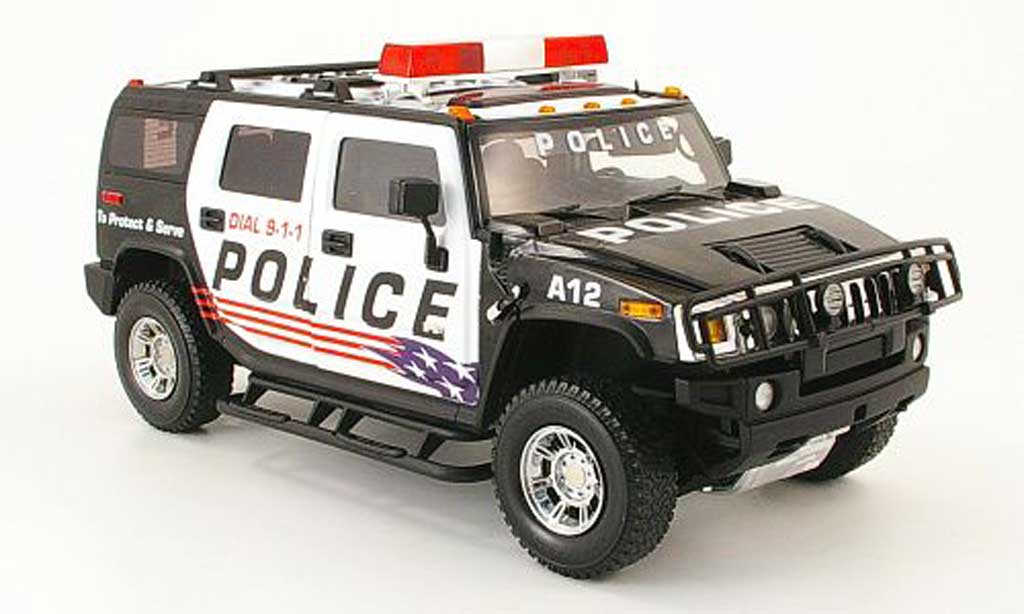 Hummer H2 1/18 Highway 61 politie polizei usa modelauto