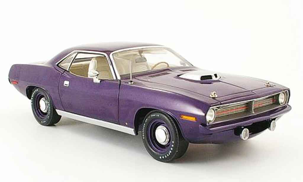 Plymouth Cuda 1970 1/18 Fairfield Mint 1970 hemi flieder modelauto