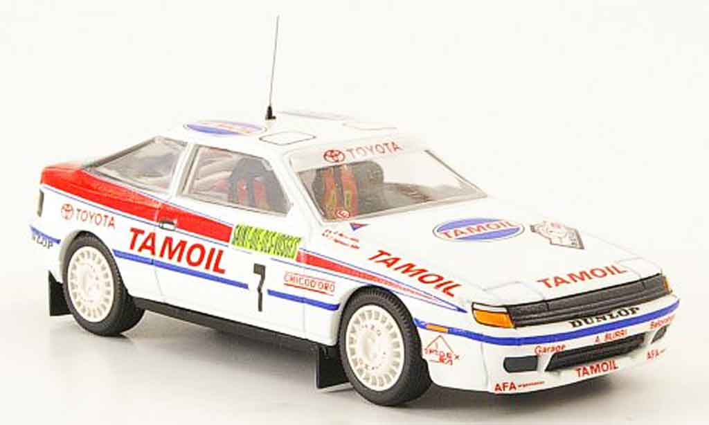 Toyota Celica GT4 1/43 Trofeu GT4 no.7 tamoil rallye alsace vosges modelauto