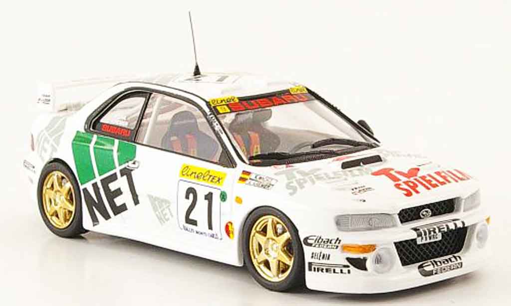 Subaru Impreza WRC 1/43 Trofeu WRC no.21 deutscher champion 1998 modelauto