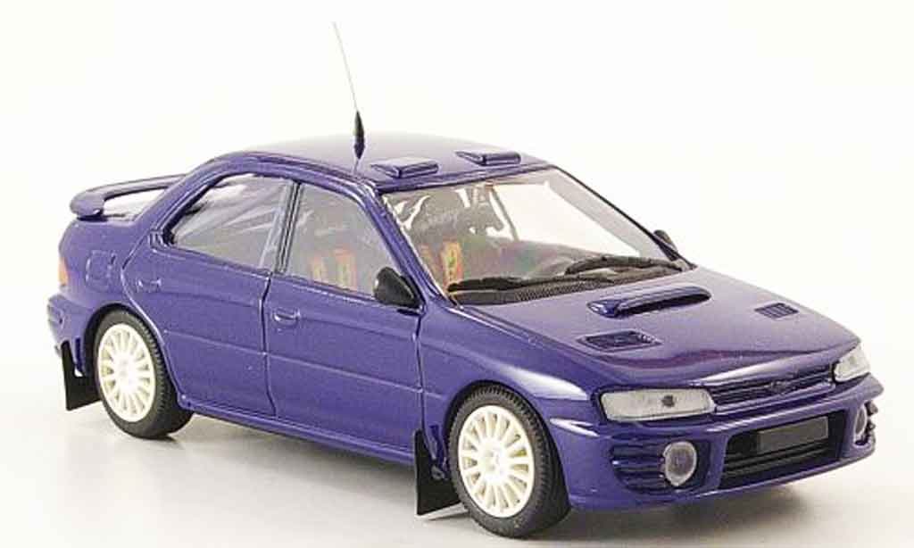 Subaru Impreza 1/43 Mini Partes blauw modelauto
