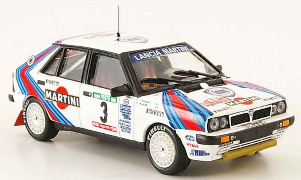 Lancia Delta HF Integrale 1/43 Mini Partes HF Integrale 8v no.3 sieger rallye portugal 1987 modelauto