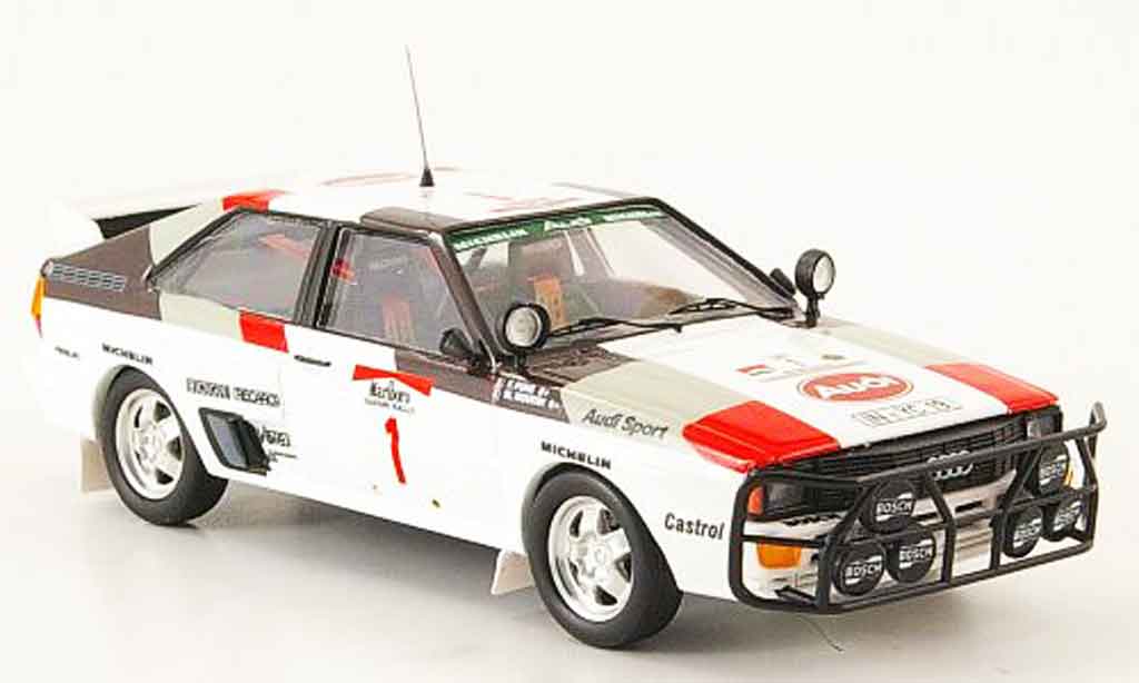 Audi Quattro 1/43 Trofeu No.1 Mouton Pons Safari Rallye 1983 modelauto