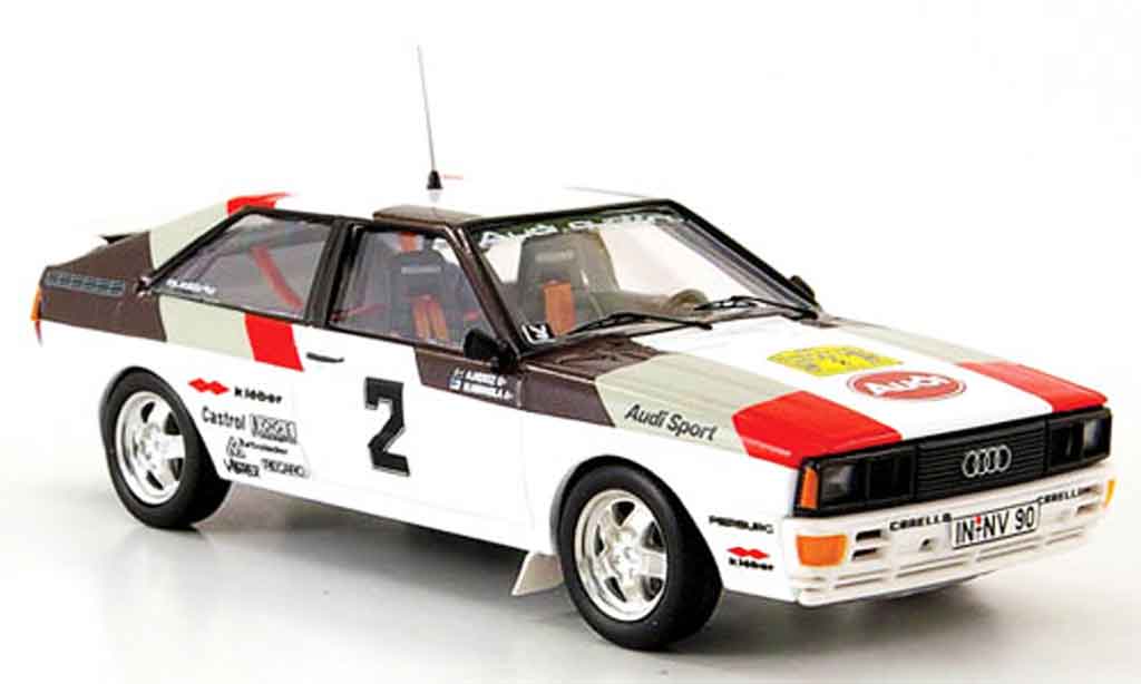 Audi Quattro 1/43 Trofeu No.2 Mikkola Hertz Schweden Rallye 1981 modelauto