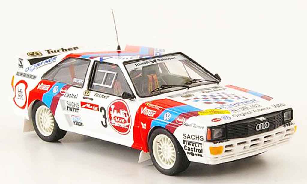 Audi Quattro 1/43 Trofeu No.3 Duez Cantonati Metz Rallye 1985 modelauto