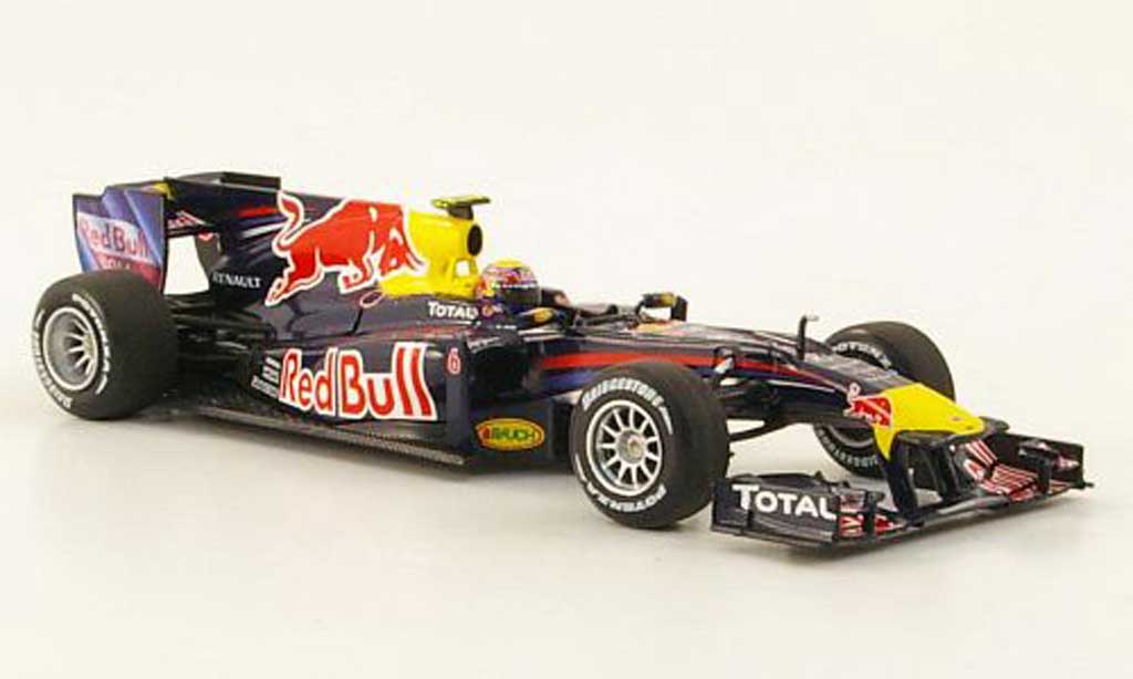 Renault F1 2010 1/43 Minichamps 2010 Red Bull RB6 No.6 M.Webber Saison modelauto