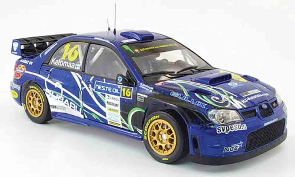 Subaru Impreza WRC 1/18 Sun Star WRC 07 no.16 rallye finlande 2009 modelauto
